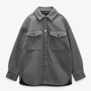 NWOT Zara Shirt Jacket
